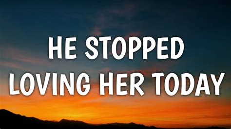 He Stopped Loving Her Today Captures Heartbreak With its Soulful Lyrics and Haunting Melody